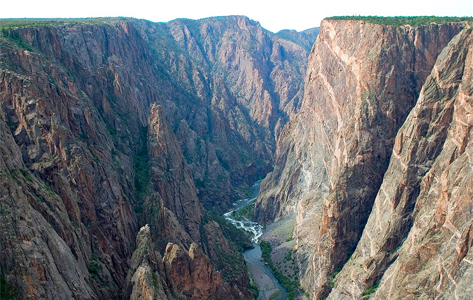 Caminaremos por el acantilado del Black Canyon of the Gunnison