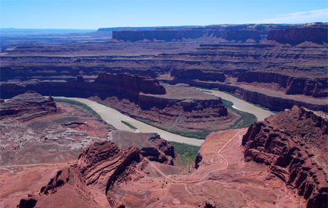 Impresionantes vistas del río Colorado en el parque nacional Canyonlands