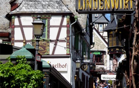 Rüdesheim, centro del vino alemán