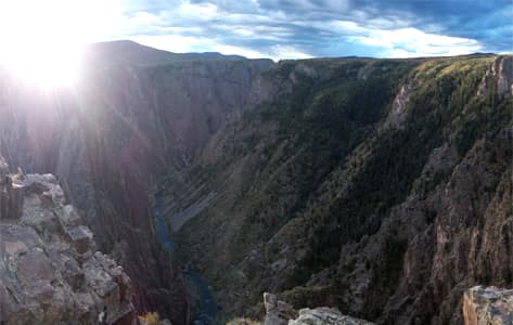 El parque nacional Black Canyon of the Gunnison