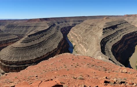 Los meandros del río San Juan no caben en el formato de una foto normal