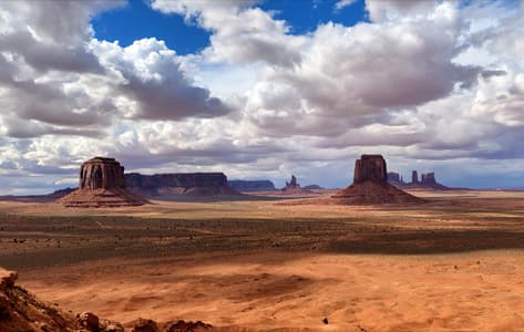 El Valle de los Monumentos, paisaje icónico del oeste salvaje americano
