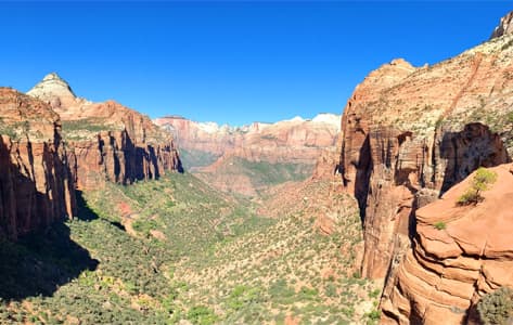 El impresionante valle del río Virgin en Zion National Park