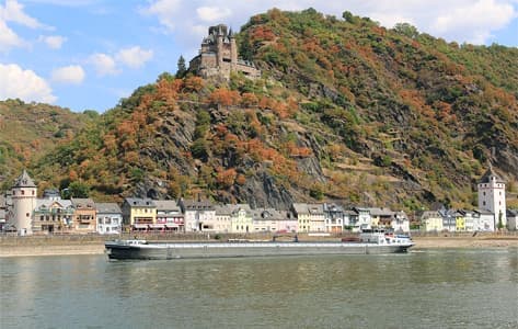 El precioso valle medio del Rin